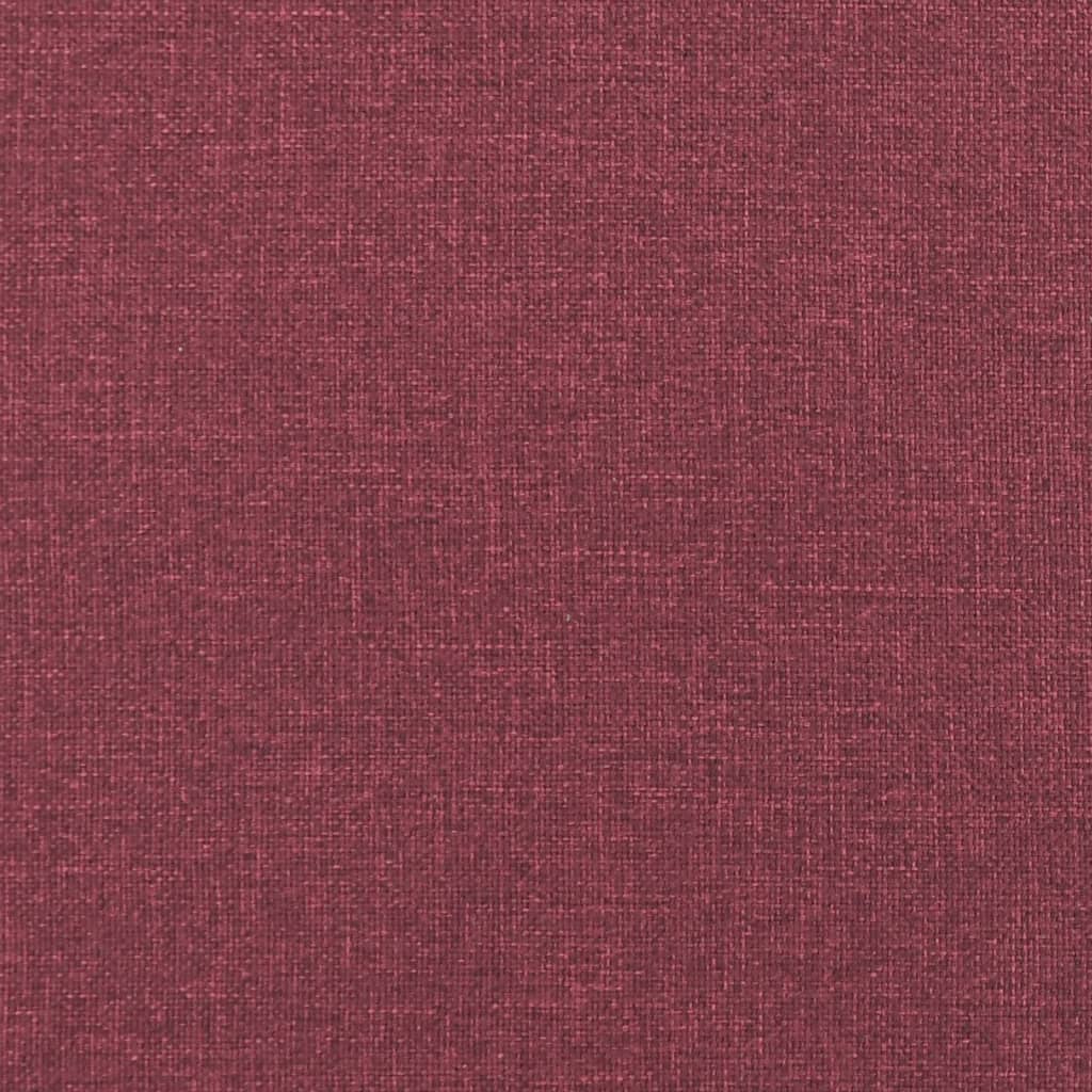 Vidaxl 3-Sitzer-Sofa, Weinrot, 180 cm, Mit Stoff bezogen