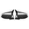 BMW X3-X6 Rearview Mirror Cover, Carbon Fiber Pattern, Gloss Black.
