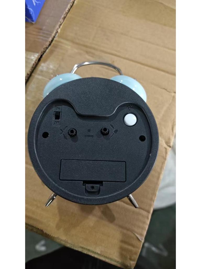 Luminous Silent Student Alarm Clock with Loud Bells and Night Light for Bedroom