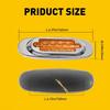 16-LED Marker Side Lights Truck RV Trailer Clearance Lamp Light Waterproof Amber