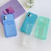 Transparent Airbag Drop-Proof iPhone 17 Case with Card Slot for iPhone 14/15 Pro Max/16