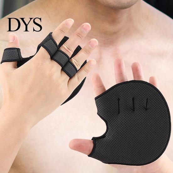 Wear-resistant Grips Pad 1 Pair 4-Finger Fitness Hand Cocoon Prevention Non-slip Gym Strength Training Grip Pads Gloves Weightlifting Powerlifting