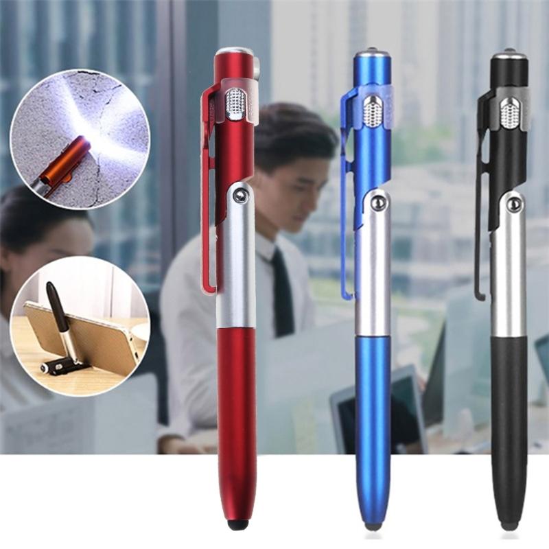 Ballpoint Pen with Led Light Mobile Phone Holder Girl Boys Birthday Present Gift