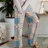 Pajama Pants, Sleepwear, Casual Drawstring Elastic Waist Pants, Comfortable Straight-leg Loose Pants