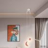 Creative Children's Pendant Lamp for Bedroom Bedside Plane Star Cloud Moon Kids Baby Hanging Lights Home Decoration