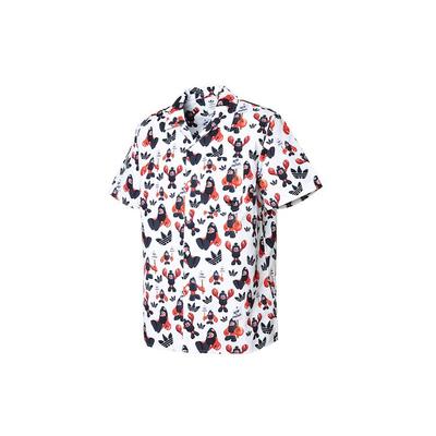 Originals Kleeblatt Hummerdruck Lässiges Sport Kurzarmshirt Herren Tops Weiß HA4702