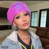 Tpr Soft Hair Long Furry Hat For Kids And Parents Interactive Play Toy