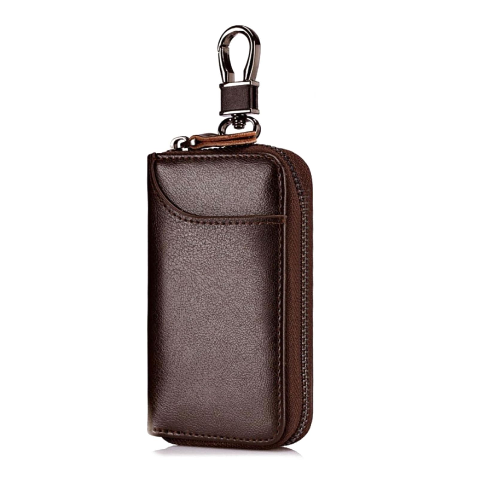 

Leather Key Smart Key Compatible Men s Case, (Brown)