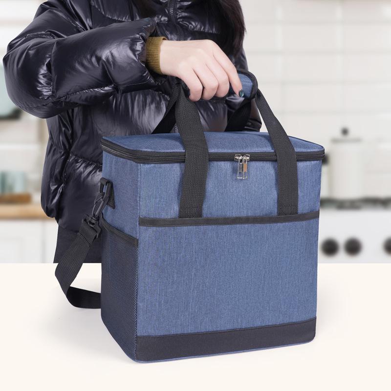 Large Capacity Insulated Oxford Cloth Picnic Lunch Bag