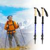 1pc Adjustable Walking Trekking Poles Aluminum Alloys Trekking Poles Telescopic Climbing Stick for Hiking and Hunting