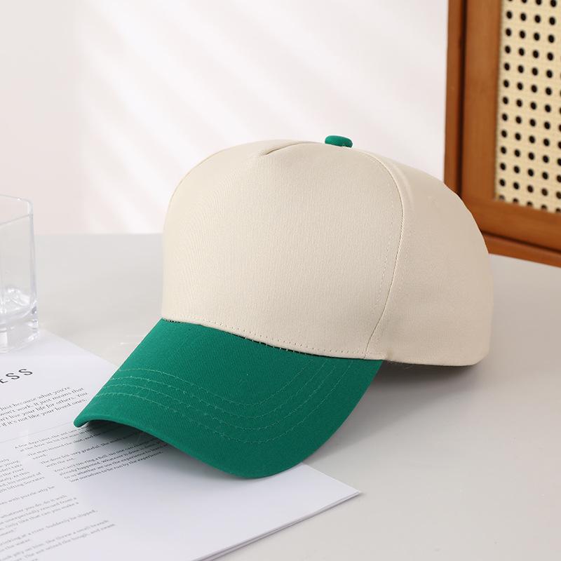 Unisex Color Block Baseball Cap: Stylish Five-Panel Sun Hat