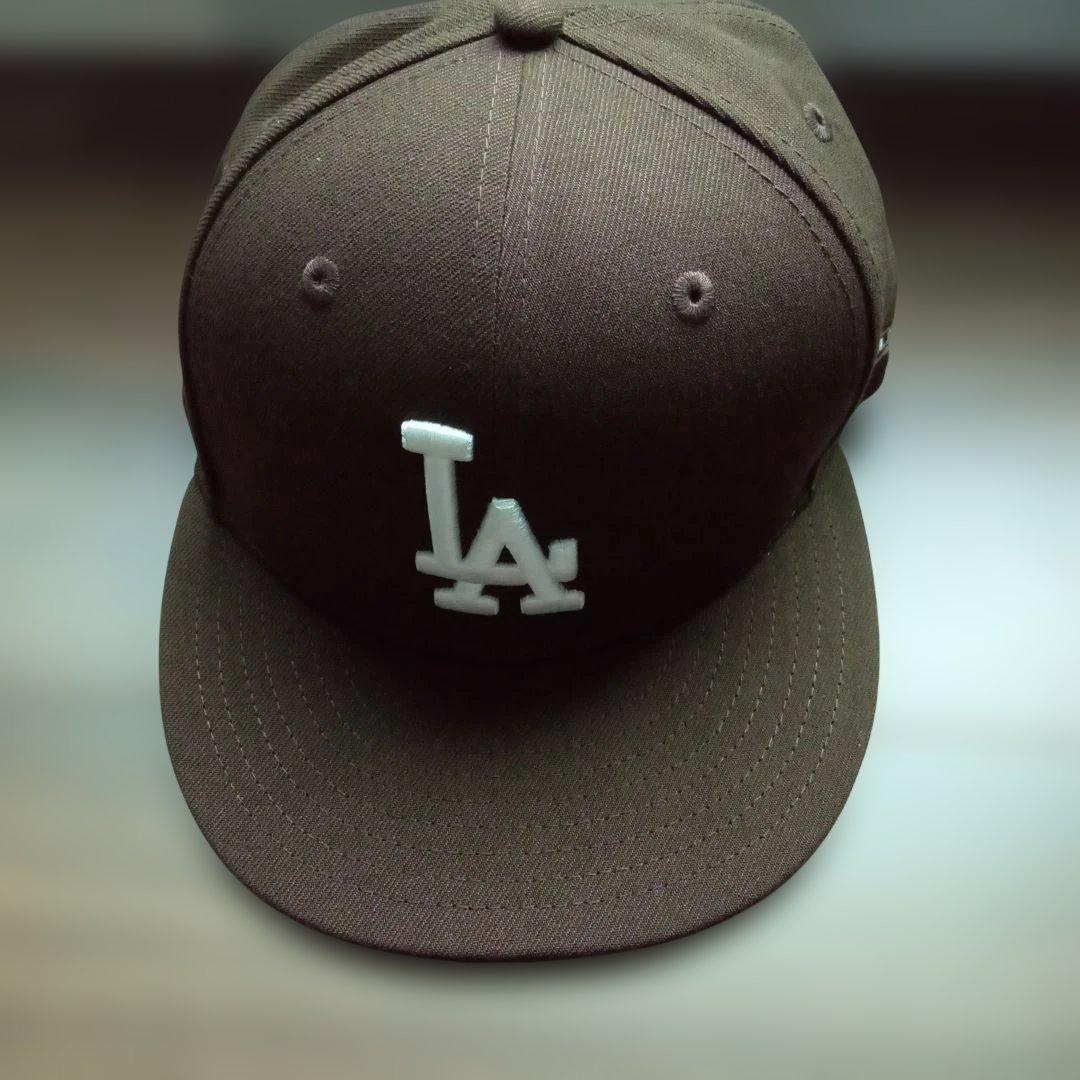 Used New Era LA Dodgers 59FIFTY Cap Brown