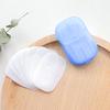Travel Portable Disposable Soap Flakes with Storage Box Container 20Pcs Soap Papers Scented Foaming