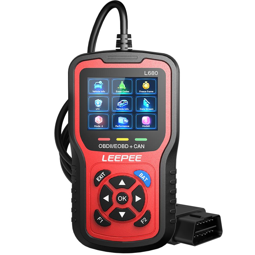 Battery Tester Universal OBD II EOBD Scanner Check Engine System Cloud Print L680 Car OBD2 Code Reader Car Diagnostic Tools