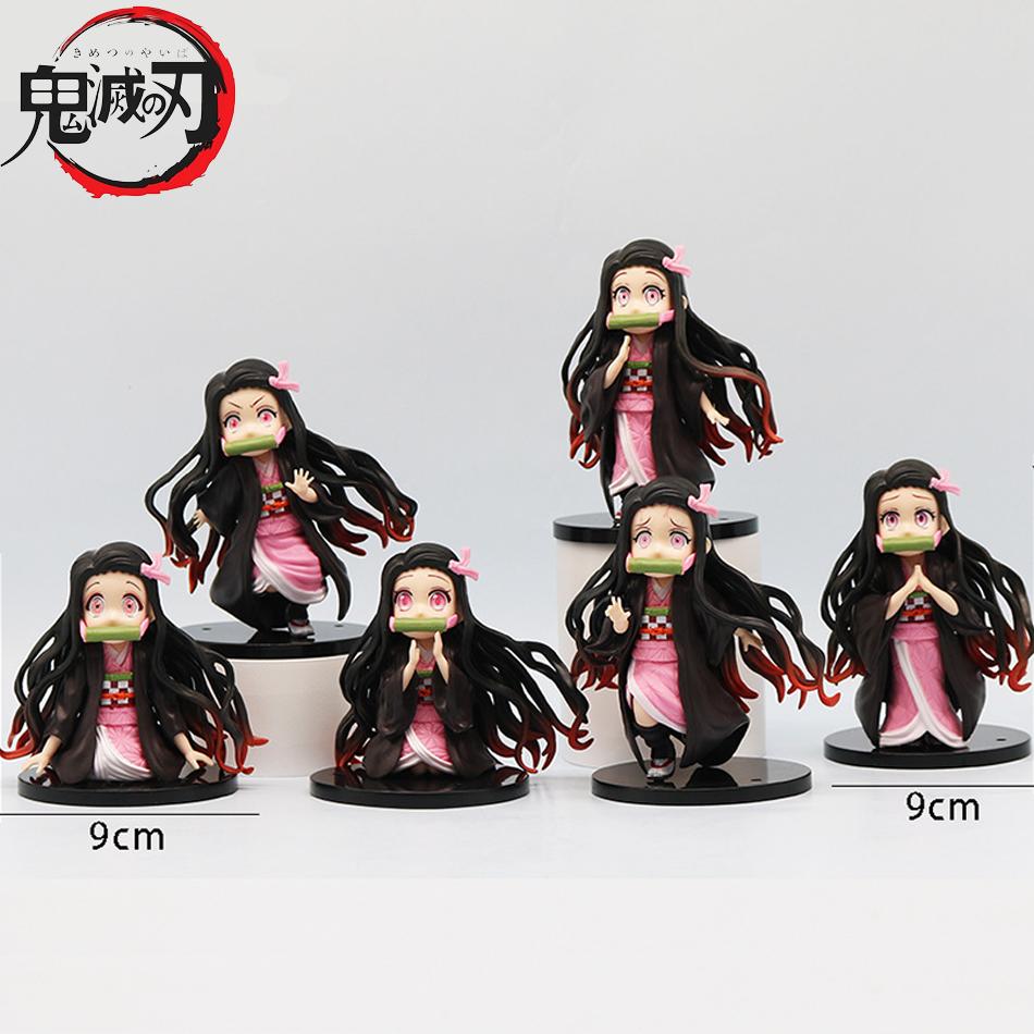 Anime Demon Slayer Figure Action Figure Kamado Nezuko PVC Model Toys Doll Collectible Figurine