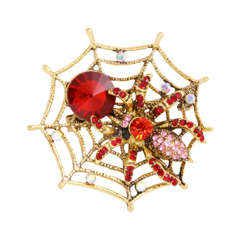 Diamond Flamingo Brooch Bee Giraffe Lobster Small Fish Puppy Spider Deer Head Pendant Corsage