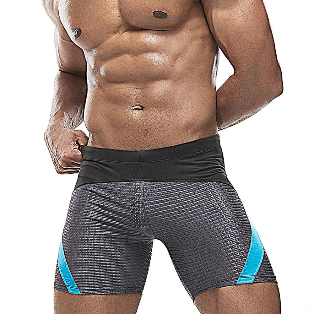 Herren-Badehose, Badehose, Netzstoff, enge Passform, sexy Badebekleidung, Strandkleidung, Bräunung, Surfen, Fitnessstudio