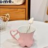 Creative Cat Paw Ceramic Mug - Cute Couple's Cup & Logo Gift