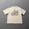 RogueWave American Retro Sakura T Shirt Y2K Clothes Mens Womens Gothic Fashion Casual Graphic Oversized Tshirt Cotton Short Sleeve Tops