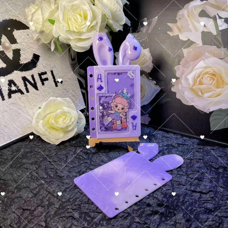 Shaker Resin Molds Rabbit Ear Notebook Shape Silicone Quicksand Molds Resin Casting Mold DIY Making Supplies for Crafts