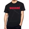 T Shirt Men Comfortable Cheap Tshirt Wasted Text On Black Crew Neck Mens Tshirt Stylish Soft Plus Size Tshirt