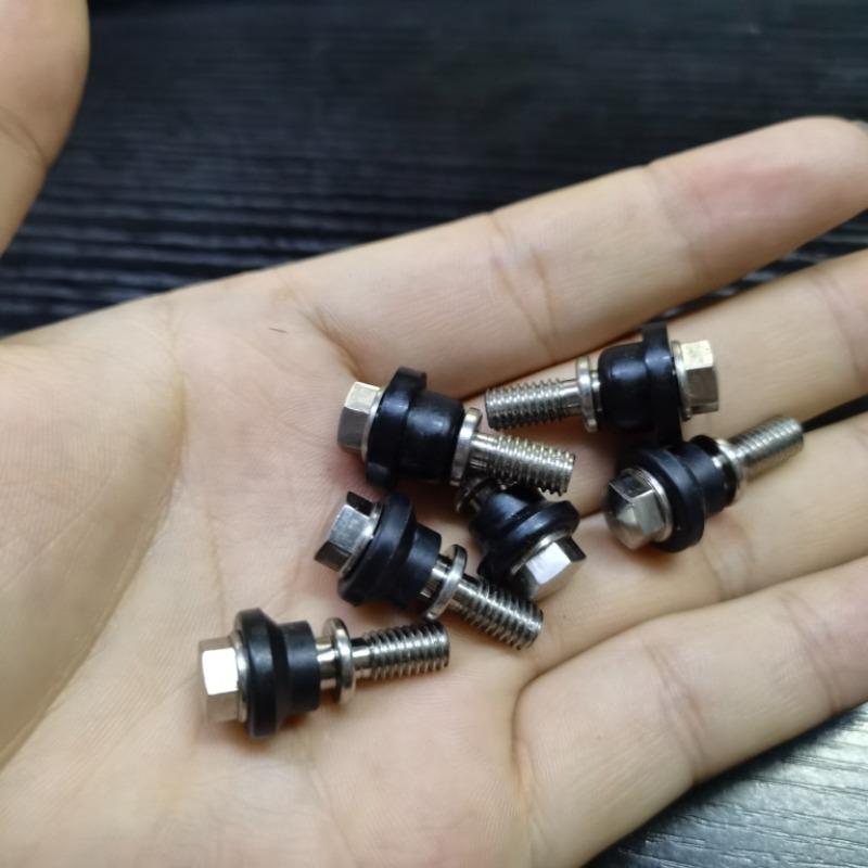 For Yamaha NVX155 NMAX155 FORCE155 XMAX300 Drive Screws Engine Guard Plate Clutch Cover Motorcycle Parts
