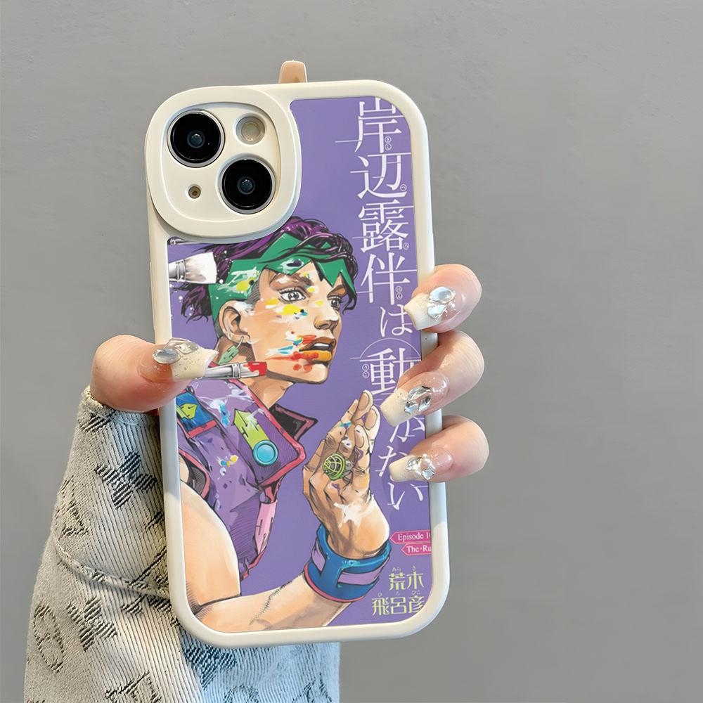 JoJo's Bizarre Adventure JoJo Anime Phone Case New 2025 Lambskin Silicone For Luminescent IPhone 16 15 14 11 12 13 Pro Max Mini