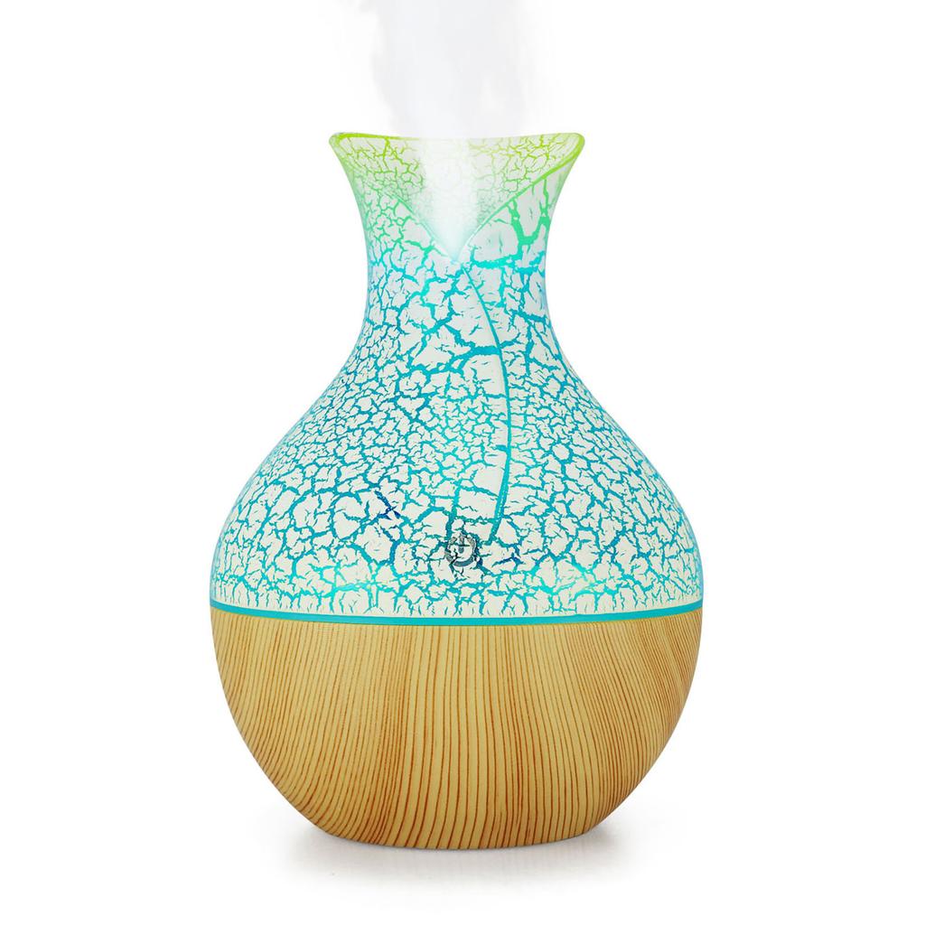 USB Humidifier Oil Aroma Diffuser 130ml Cool Mist Maker 7 Color LED Lights Night Light for Home Office