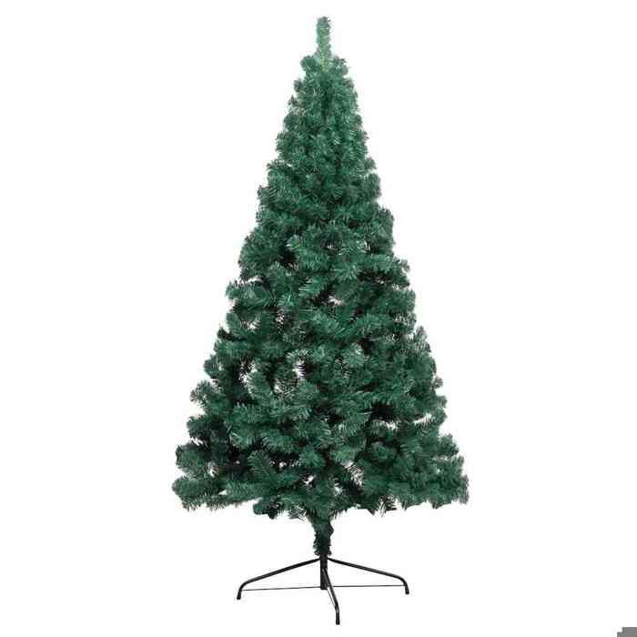 Maison Exclusive - Demi-arbre de Noël artificiel pré-éclairé et boules vert 150 cm