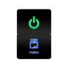 12V Green Blue Light Dual Button Switch ON OFF /Momentary Push Switch For Toyota 4Runner FJ Cruiser Landcruiser Camry RAV4 Prado Relays 5
