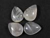 32Cts. Natural Baby Pink Rose Quartz Pear Loose Gemstone 4Pcs Lot 11X15MM RQ-1379