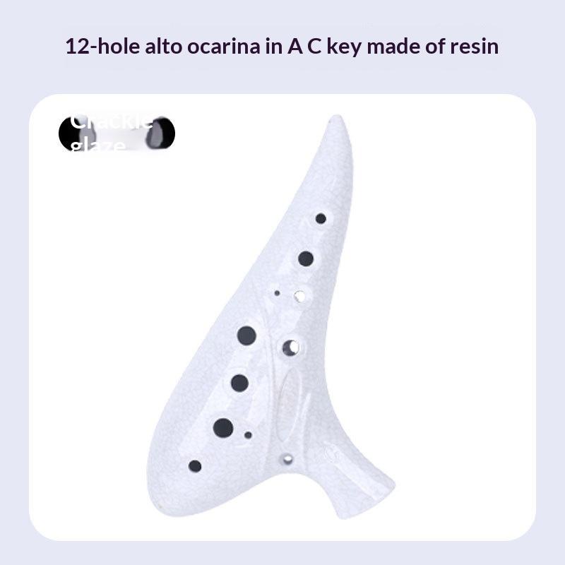 

12 Hole Ocarina Instrument Ocarinas Alto C Tone Professional Resin Ocarina Instrument For Music Lover Beginner 1