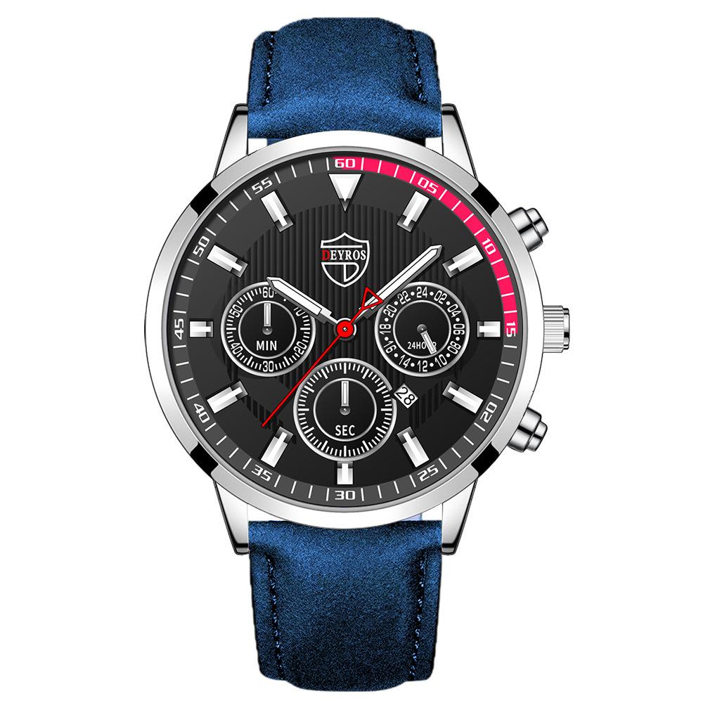 

Belt Men S Watch Trendy Fashion Fully Automatic Quartz Calendar Luminous Watch