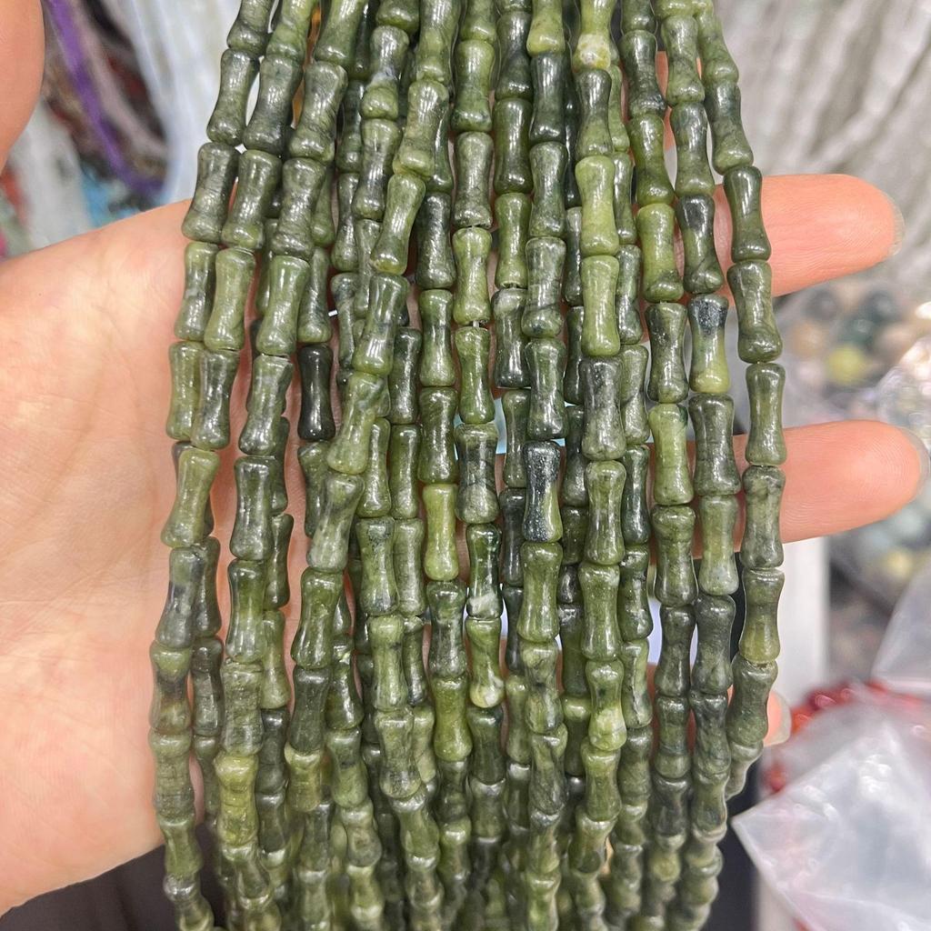 Natural Stone 5x12mm Tube Gemstone Beads for DIY Jewelry Making