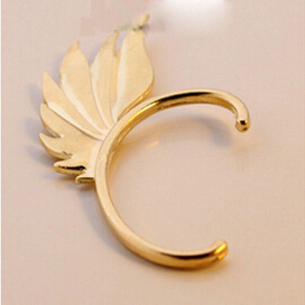 1PCS Gothic Punk Men Women Wing Shape Ear Cuff Clip Stud Earring Vintage Jewelry