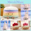 Birthday Cake Plush Toys Rainbow Cake Design Soft Stuffed Dolls Girls Gifts