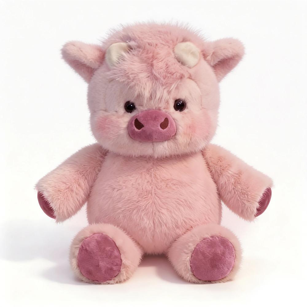 40cm Cute West Highland Calf Plush Toys Creative Run Fast Cartoon Soft Stuffed Animal Babys Appease Doll Pendat for Kid Gifts
