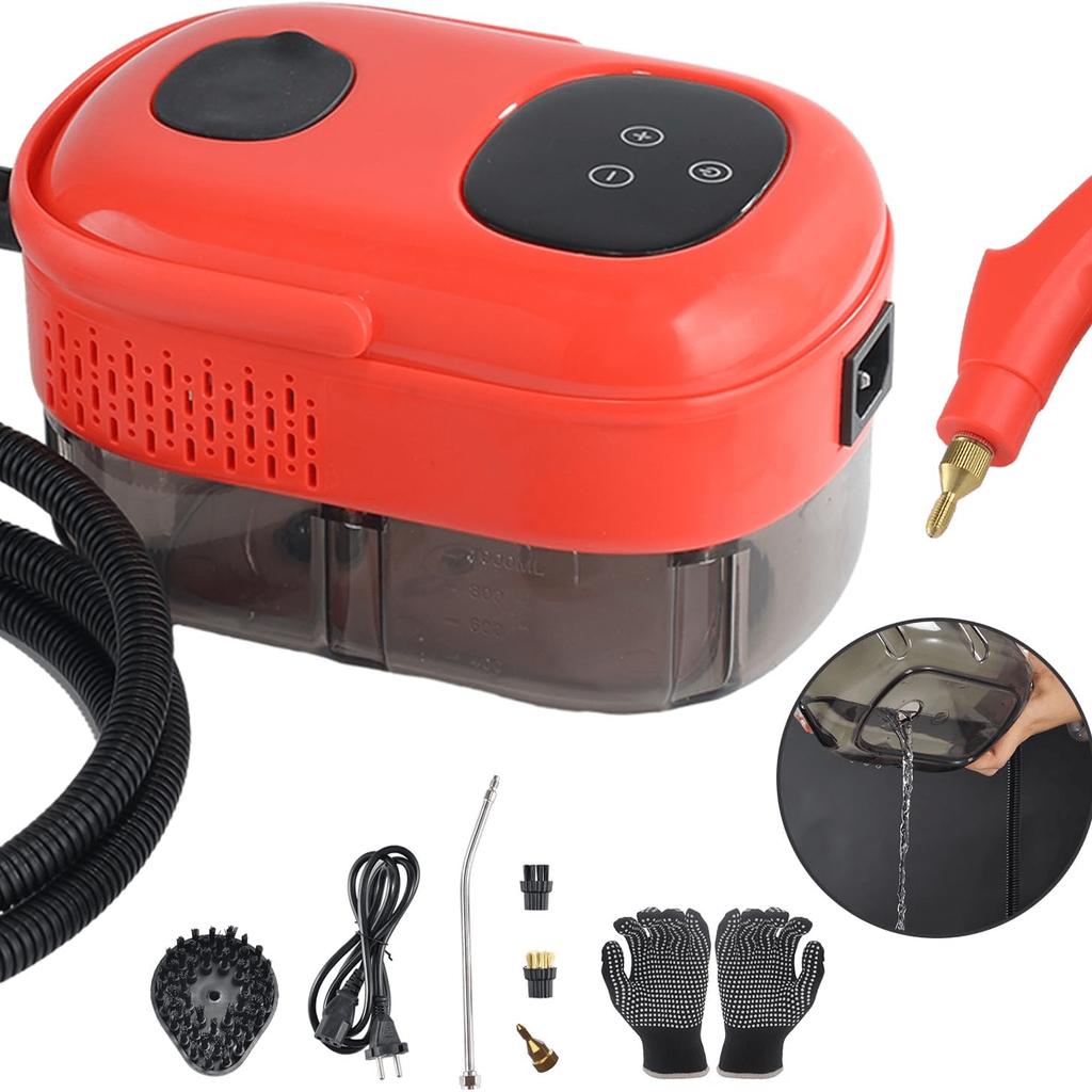 Handheld Steam Cleaner, Steam Jet Cleaner, 2500W High Temperature Steam Machine for Killing Bugs, High Temperature Steam Machine for Car Detailing,