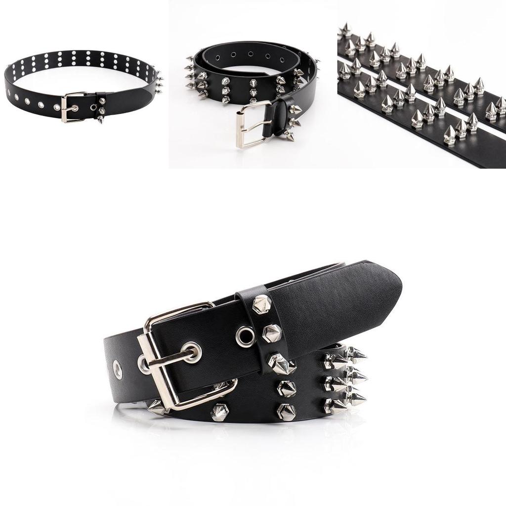 Fashion Solid Color Rivet Design Women Casual Belt For Casual Wear