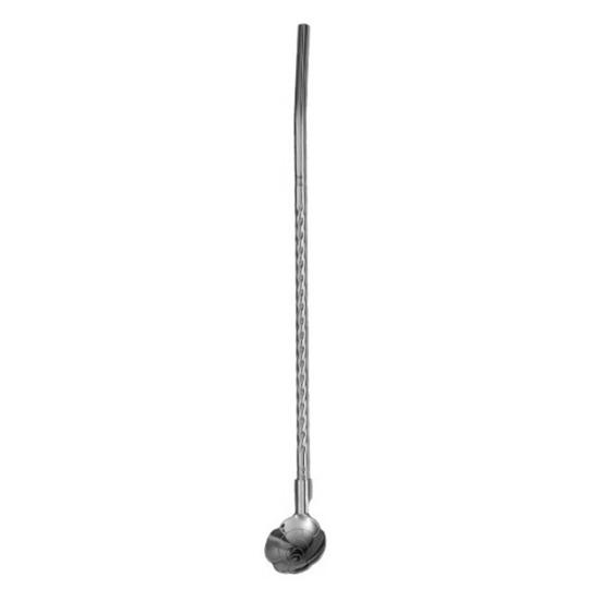 Yousheng Sakura Straw Spoon, 304 Stainless Steel Straw for Coffee Stirring, Reusable Drinking Straw for Juice Milk Tea
