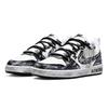 Nike Scarpe da Skateboard Basse Court Borough Gothic Century in Pelle Antiscivolo Resistenti all'Abrasione per Bambini Nere DV5456-131(Team700- )