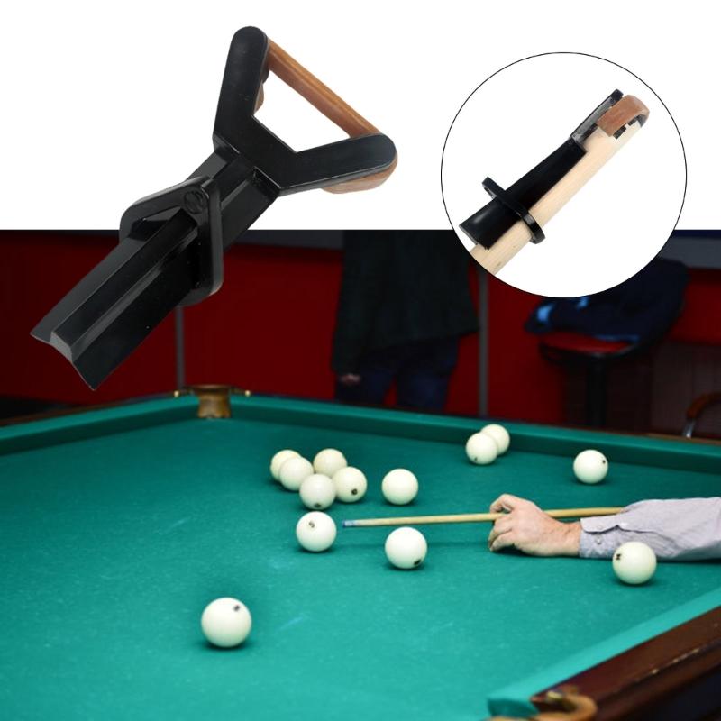 Pool Cue Tip Clamps Plastic Billiards Cue Tip Fastener Snooker Cue Tip Clamps Repair Head Clip Press Billiard Cue Tool