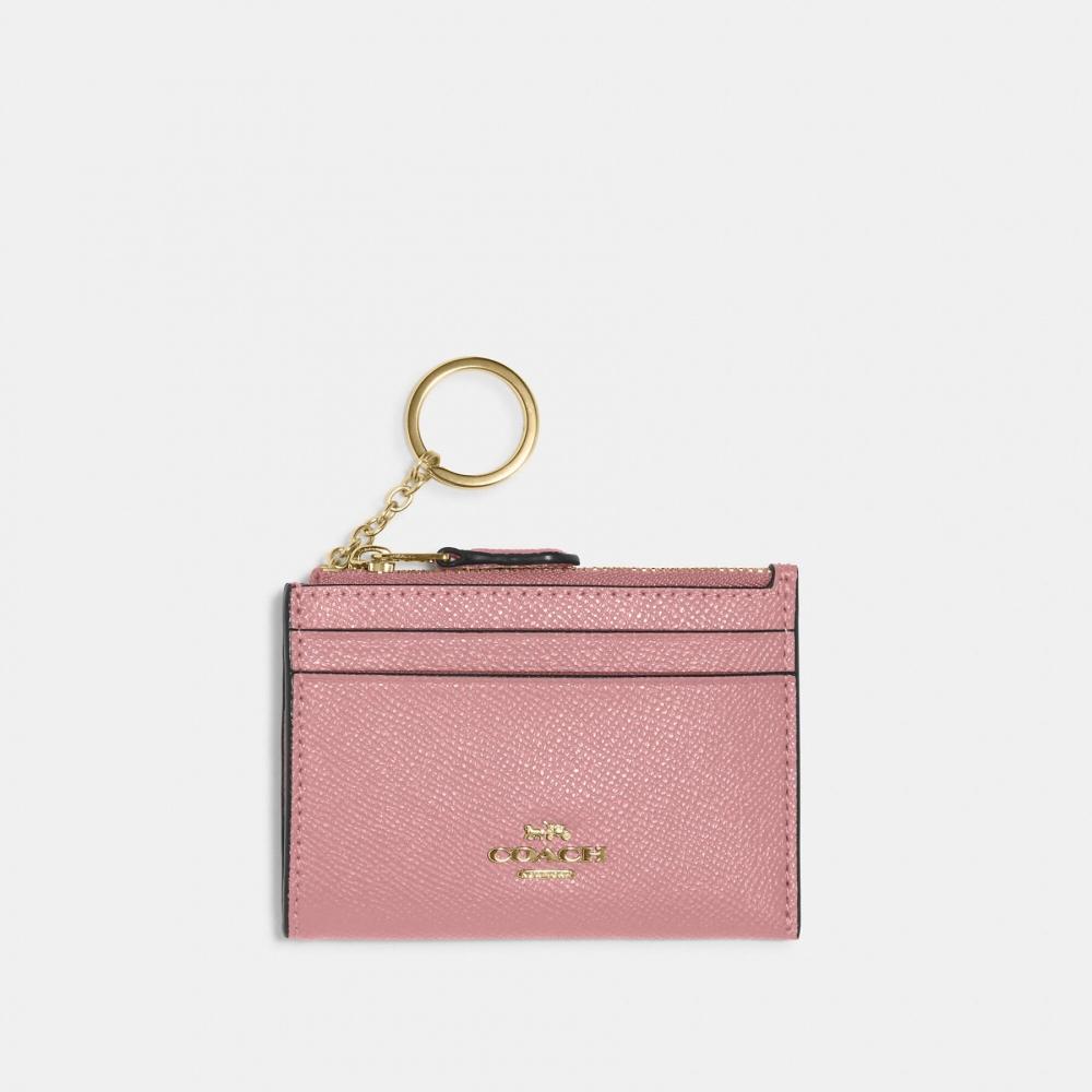 Coach Mini Skinny Id Case Gold Taupe