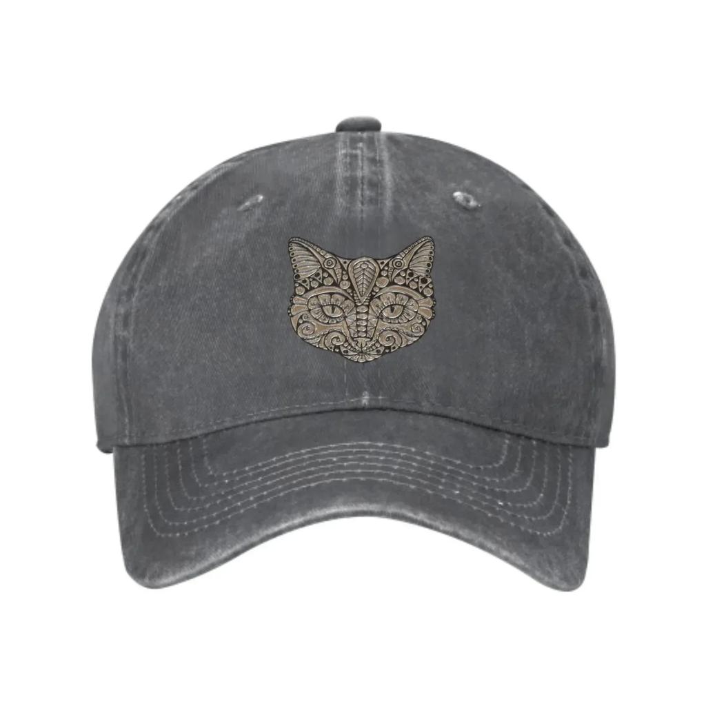 Diamond Cat Baseball Caps for Unisex WoUnisex Adjustable Fashion Casual Trucker Hats for Outdoor Fishing Activities