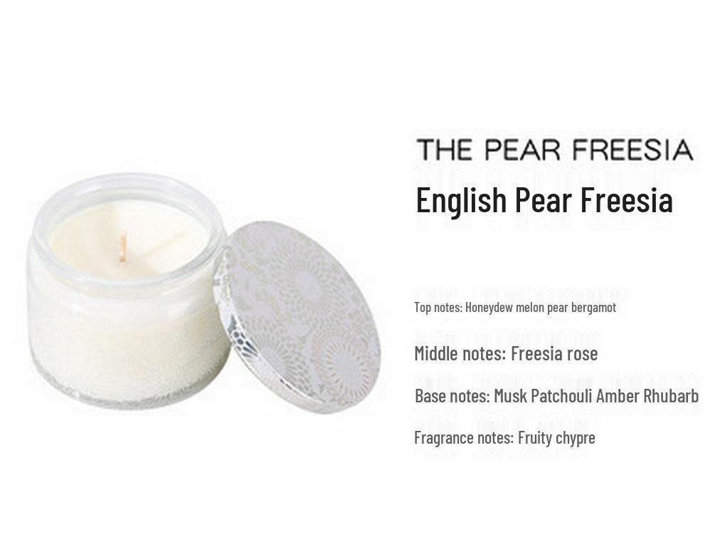 Embossed Patterned Glass Candle Jar - DIY Flameless Scented Candle Holder.