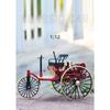 1/12 1886 Vintage Classic Car No.1 Alloy Car Model Simulation Tricycle Toy for Children Gift Collection F499