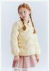 Girls' Minimalist Collar Lace Down Jacket