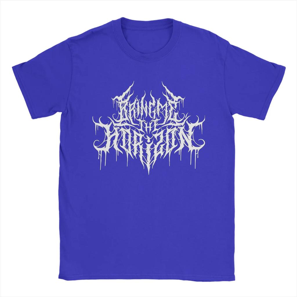 Humor BMTH Bring Me The Horizon Metalcore TShirt for Men O Neck 100 Cotton T Shirt Short Sleeve Tee Shirt Original Clothing