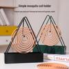 Summer All-Iron Mosquito Coil Holder: Easy-Clean, Convenient, Creative Incense Burner.