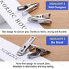 20Pcs Stainless Steel Flat Jaw Laundry Clips, 4.5cm Spring Clothes Pins for Socks, Towels and Cloth